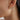 Olive Branch Single Leaf Pearl Earrings