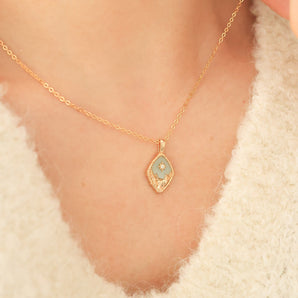 Luminous Journey Gold NECKLACES - AMAZONYTE