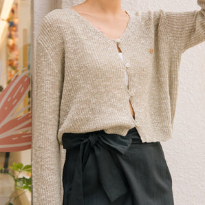 Small Logo Knit Top