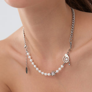 LunaWhisker | Starry Cat Pearl Dual-Use Necklace