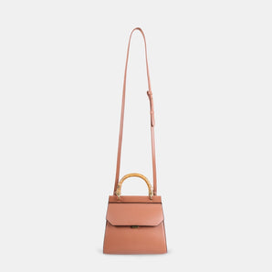 🌽 Mini Fir Corn Leather Bag – TAN