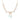 AILCE|Blue Topaz & Pearl Gold Bow Dangle Necklace