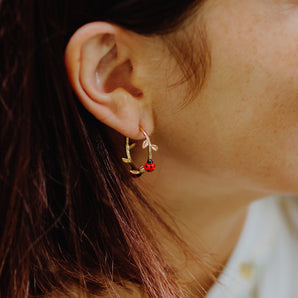 Ladybird Branch Earrings