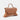 Rococo Corn Leather Bag - Caramel x Tan