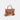 Mini Rococo Corn Leather Bag - TAN & CARAMEL