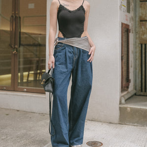 High Slit Strap Jumpsuit