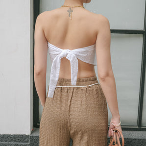 Tie-Front Bustier