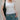 3D Embroidered Two-Piece Halter Tie Top