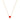 Sweetheart | Gold Carnelian Double Sided Necklace