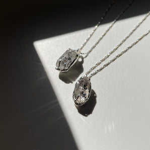 MADE BY MOOD｜Hexagon Herkimer Necklace