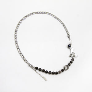 LunaWhisker | Playful Cat Silver Gem Dual-Use Necklace