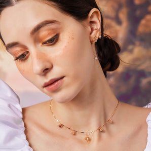 LILY OF THE VALLEY｜Gold Dangle Choker