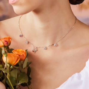 LILY OF THE VALLEY｜Silver Dangle Choker
