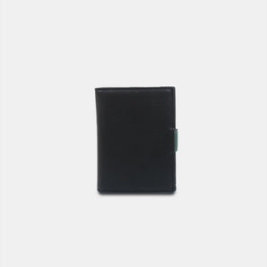Two-Tone Flap Wallet –  BLACK & THYME