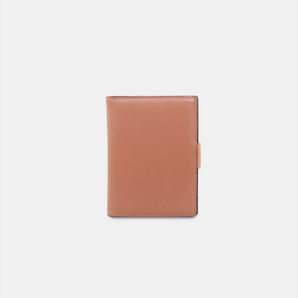 Two-Tone Flap Wallet – CARAMEL & TAN