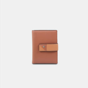 Two-Tone Flap Wallet – CARAMEL & TAN