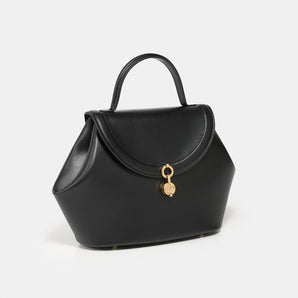 The Miro Bag 玉米基皮革 - BLACK