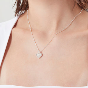 LOVER｜Moonstone Silver Toggle Necklace