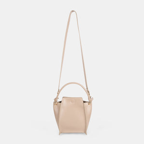 🌽 Mini Pine Corn Leather Bag – SAND