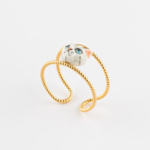 Tabby Cat Double Ring
